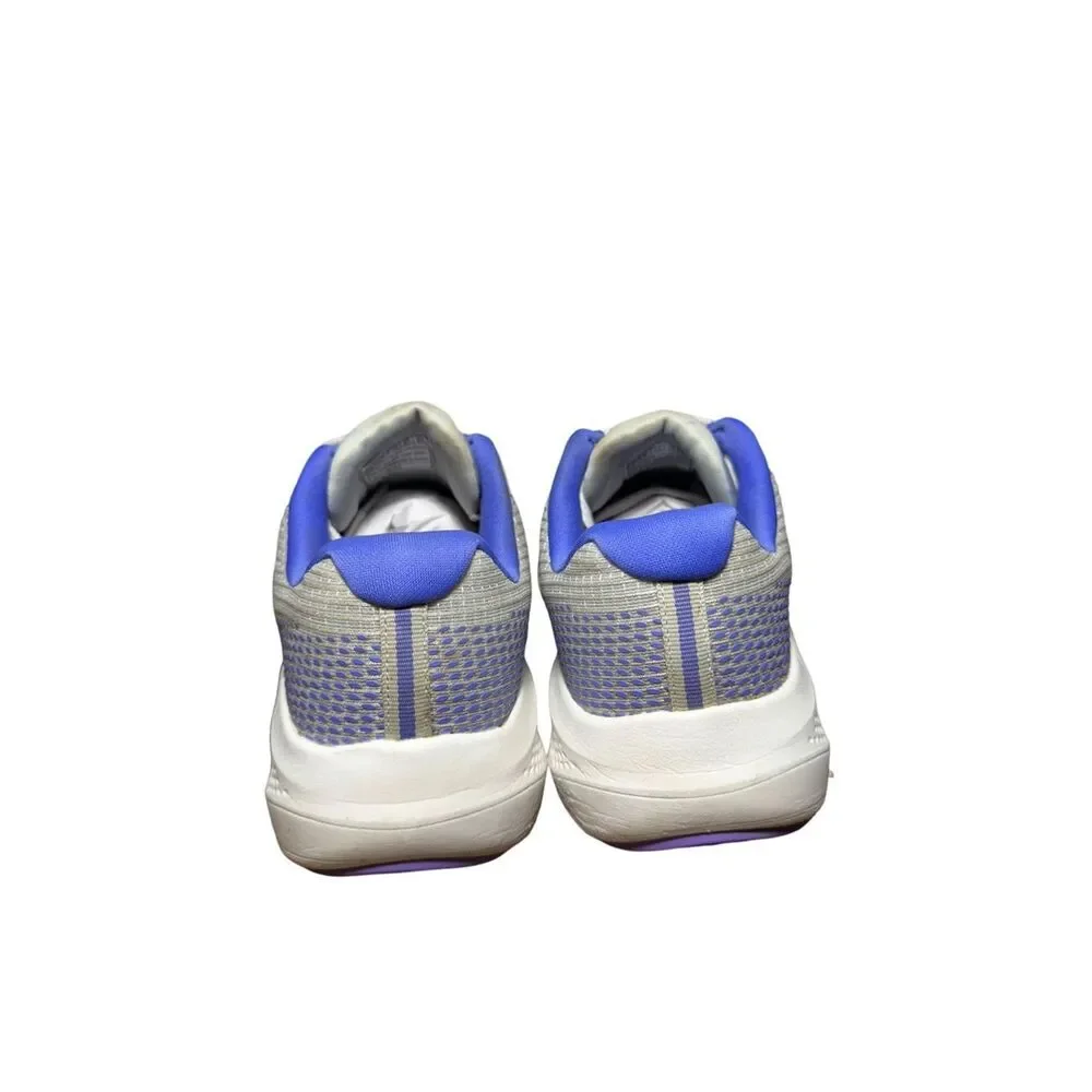 Skechers GORun Mesh Trainer in Gray & Purple Accent size 8